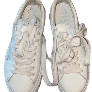PUMA Rihanna Fenty Basket Creepers White Glo Triple White Sz. 6